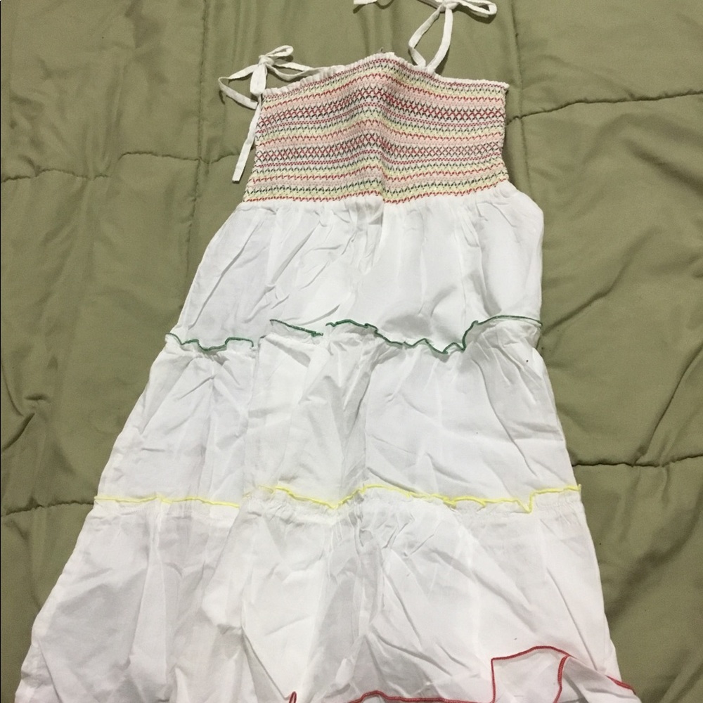 Funky Kids white tube with tie straps